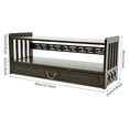 thumbnail image 5 of 27.2in Bamboo Chinese Style Storage Table 55lbs Load Capacity Desktop Organizer, 5 of 20
