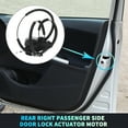 thumbnail image 2 of Actuador de cerradura de puerta eléctrica trasera derecha con cable para Nissan Murano 2008-2014 No.825001AA0A Negro, 2 of 7