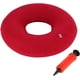 thumbnail image 1 of Cojín para hemorroides con almohada para coxis de donut, nuevo cojín inflable redondo para silla, soporte para cadera, cojín para asiento para hemorroides con bomba (rojo), 1 of 5