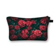 thumbnail image 1 of Bolsa de cosméticos con estampado de amapolas rojas para mujer, Bolso pequeño para maquillaje, neceser femenino de belleza, estuche de cosméticos LIUWENJING unisex, 1 of 2