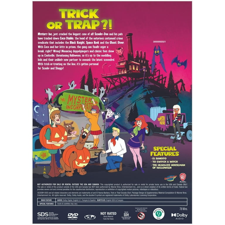 Halloween Animated Movie: Trick or Treat Scooby-Doo! (DVD) - Kids
