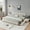 Beige-with 4 drawers, variant on AOOWOW 68.5 in Center Supports Standard Bed Frames, Queen, Pink