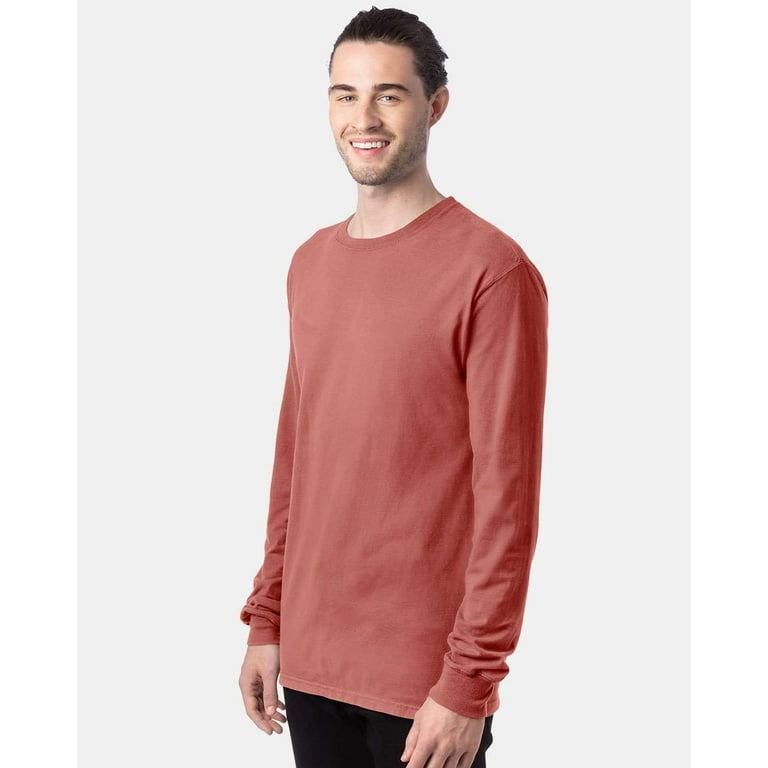 Pink long sales sleeve shirt walmart