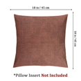 thumbnail image 4 of Acheng Pillow Covers Set of 2 Terracotta Rust Decorative Throw Pillow Covers Square Accent Cushion Case for Couch Sofa Living Room Farmhouse Home Decoration 24x24in, 4 of 7