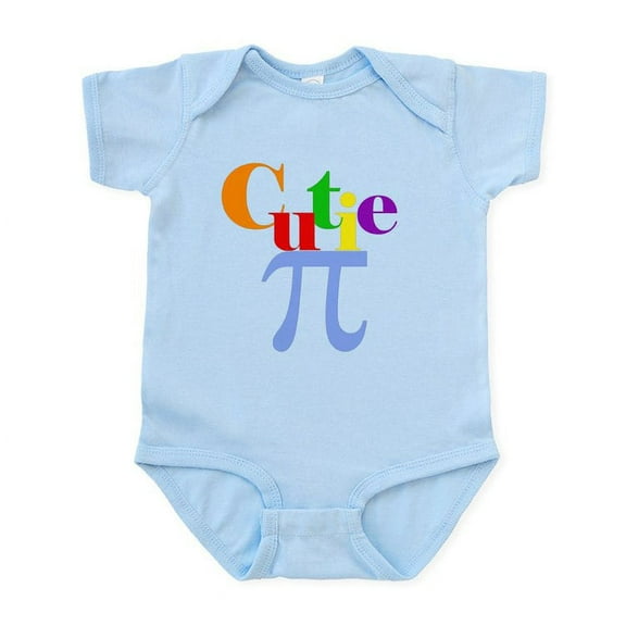 CafePress - Cutie Pie Or Cutie Pi Body Suit - Baby Light Bodysuit, Size Newborn - 24 Months