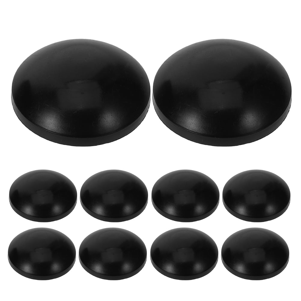 QUARKZMAN 5 Tapones De Goma Para Extremos 30mm Diámetro Interior - Protector De Rosca Y Puntas De Muebles Blanco