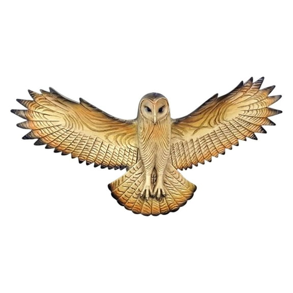 WLPZXP Owl Wall Sculpture Realistic Collection Ornament Pendant Crafts Animal Sculpture