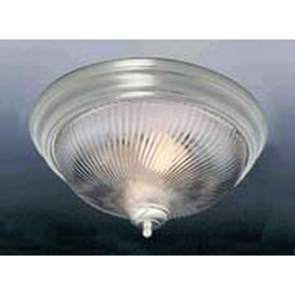 Volume Lighting 7710-33 1 Light 11" Flush Mount Ceiling Fixture - Nickel