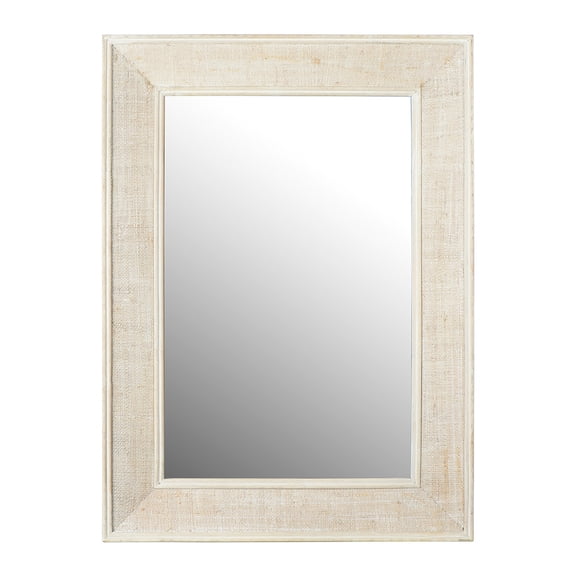 Creative Co-Op 22.75 x 30.75" White Wall Mirror