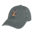thumbnail image 7 of Dog Smoking Cigarette Gray Hat Adjustable Funny Fashion Unisex Baseball Cap for Men Women, 7 of 7