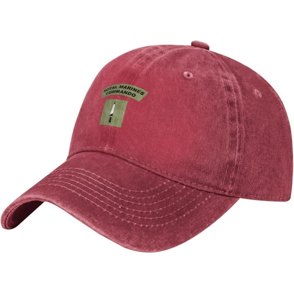 Royal Marines Commando Baseball Cap for Men Women Adjustable Vintage 100% Washed Cotton Dad Hat