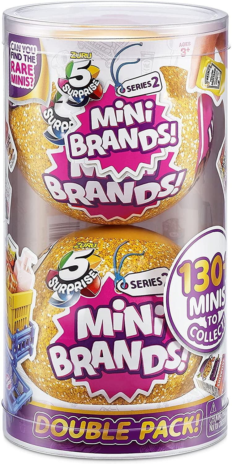10 Surprise Mini Brands Series 2  (2 Pack)  Mystery Real Miniature Brands Collectibles