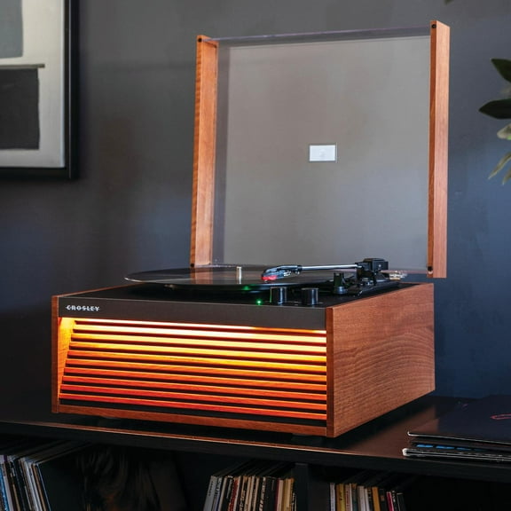 Crosley Dean Record Player In Natural