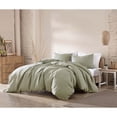thumbnail image 3 of Logan 2 pc Twin Comforter Set Riverbrook Home Logan Comforter Cover Set Sage - King - 3 Piece, 3 of 4