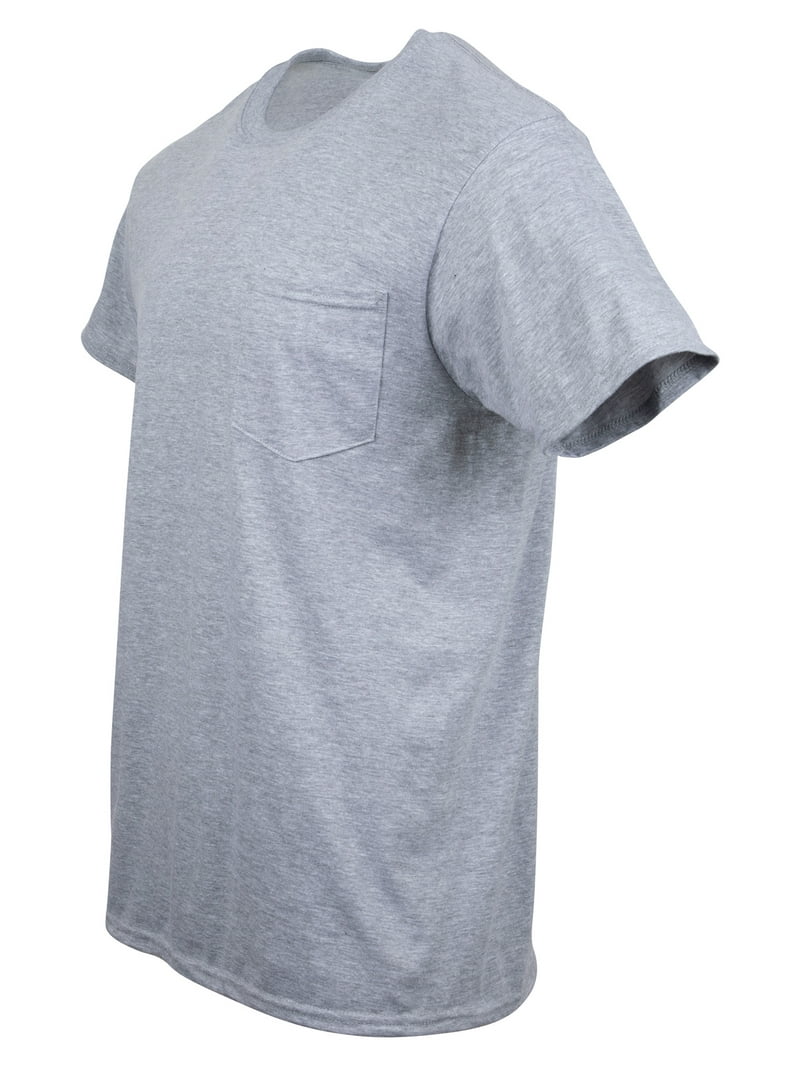 George men's Pocket T-Shirts, 6-Pack - Ringspun Cotton
