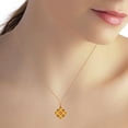 thumbnail image 7 of Galaxy Gold 14K Rose Gold Citrine Pendant Necklace - November Birthstone - Warmth & Prosperity - 16" to 24" - Fine Jewelry for Women, 7 of 7
