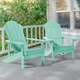thumbnail image 2 of ACEGOSES 1 Peak HIPS Adirondack Outdoor Chairs Weather Resistant for Patio Garden, Backyard,Patio and Indoors,Light Green, 2 of 7