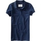 thumbnail image 1 of Aeropostale Womens Solid Uniform Polo Shirt, Azul, Small, 1 of 1
