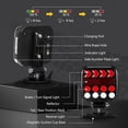 thumbnail image 5 of BUNKER INDUST Wireless Trailer Lights Kit, Adjustable Magnetic Towing Lights with Brake Turn Reverse Strobe Side Number Plate Light for Trucks, Boat, RV, Vehicle, Caravan, 5 of 9