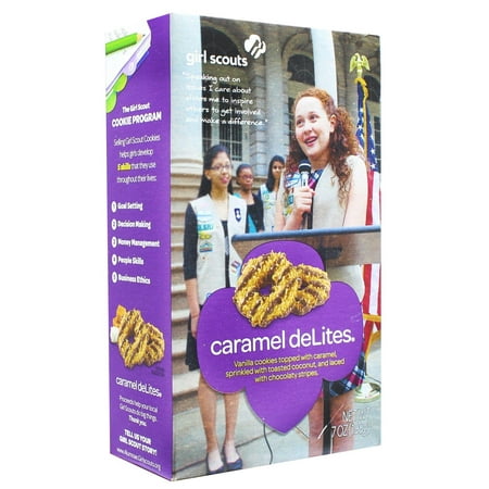 - Girl Scout Carmel deLites Cookies 7 Ounce Box