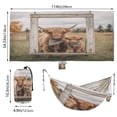 thumbnail image 2 of Hanging Hammock Portable Travel Camping For Outdooor Beach Camping Hiking Cow & Her Calf, 2 of 8