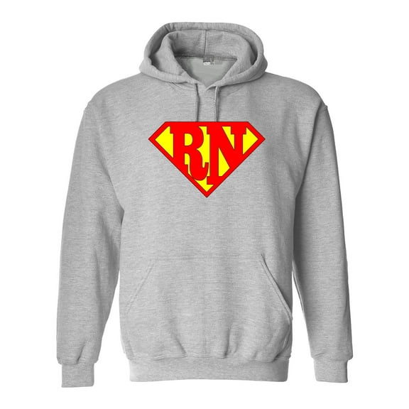 Super Nurse RN Registered Nurse Super Hero DT Sweatshirt Hoodie