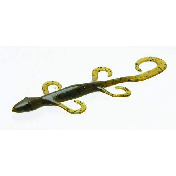 Zoom Lizard Fishing Bait, Green Pumpkin, 6”, 9-pack, Hard Baits - Walmart.com - Walmart.com
