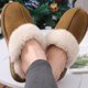 thumbnail image 2 of Shevalues-Zapatillas de casa mullidas para mujer, pantuflas de felpa de espuma viscoelástica, pantuflas de algodón antideslizantes para interiores, Invierno, 2 of 5