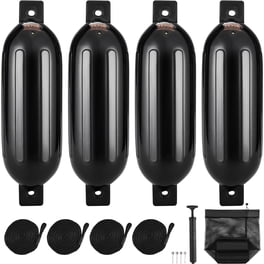 Kueohse – 1 Pare-chocs Gonflable Anti-collision PVC 400x110mm, Protection UV Pour Bateau Et Kayak – Avec Aiguille