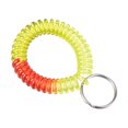 thumbnail image 1 of Unique Bargains Plastic Wrist Coil Keyring Stretchable Spiral Keychain, Multicolored 2 Pack, 1 of 5