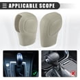 thumbnail image 5 of Unique Bargains Universal Car Gear Shift Cover Comfortable Handbrake Shifter Cover Anti-Slip Silicone Beige 2 Pcs, 5 of 6