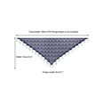 thumbnail image 3 of INSPIRE CHIC Shawls and Wraps for Evening Dresses, Lace Mesh Fringe Triangle Scarves for Wedding Formal Party 70.9"x27.6" Navy Blue, 3 of 5