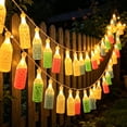 thumbnail image 4 of 236.2in Outdoor Wine Bottle Shape String Lights For Terraces Decks Balconies Camping Family Parties Holiday Decor Warmth Shine Waterproof Creates Cozy Ambiance, 4 of 8