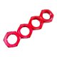 thumbnail image 1 of 4 tuercas hexagonales para rueda de coche RC Arrma 6S Notorious Karton Outcast Typhon HSP 1/7 1/8 rojo, 1 of 5