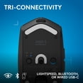 thumbnail image 5 of Logitech G305 X Superlight Wireless Gaming Mouse, Lightweight 59 g Rechargeable Mouse, HERO 44K Sensor, Bluetooth, Black, 5 of 12