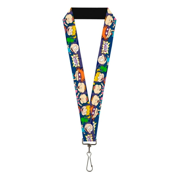 Nickelodeon Lanyard, Rugrats Group Pose Reptar, Elastic