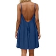 thumbnail image 5 of Admvng Women's Casual Backless Dress Sleeveless Spaghetti Strap Summer Everyday Dresses, 5 of 7