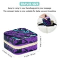 thumbnail image 5 of Print Travel Portable Square Jewelry Display and Decorative Box with Bracelet Holder - Ideal for Rings, Earrings, Necklaces, Bracelets, and More - Suitable for Girls and Women, 5 of 6