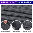 thumbnail image 3 of Stretch Chair Covers for Dining Room Set of 4, Removable Washable Dining Room Chair Covers, Dining Chair Slipcovers Seat Protector, Great for Home Decor and Banquet (Charcoal, 4 Pack), 3 of 7
