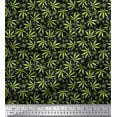 thumbnail image 1 of Soimoi Rayon Fabric Chestnut Leaves Decor Fabric Printed Yard 56 Inch Wide, 1 of 3