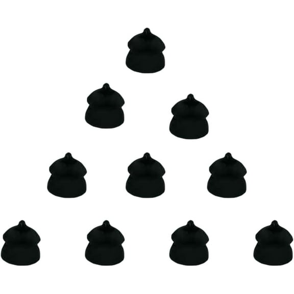 Widex Compatible Double Ear Tip Hearing Aid Domes Pack of 10 for Lasting Comfort (Small)