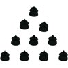 Widex Compatible Double Ear Tip Hearing Aid Domes Pack of 10 for Lasting Comfort (Small)