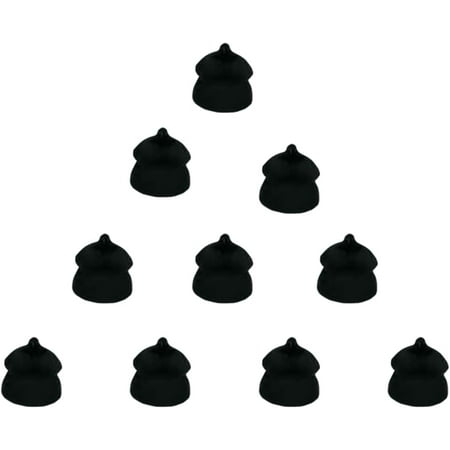 Widex Compatible Double Ear Tip Hearing Aid Domes Pack of 10 for Lasting Comfort (Small)