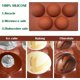 thumbnail image 2 of 3 paquetes de moldes de silicona hemisféricos, molde para bombas de chocolate de 5 cavidades, molde para hornear de silicona hemisférico para hacer bombas de chocolate caliente, pasteles, jaleas,, 2 of 5