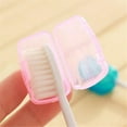 thumbnail image 3 of 100pcs Portable Toothbrush Head Case Protector, Toothbrush Containers, for Home Bathroom and Outdoor Travel Camping, 3 of 8