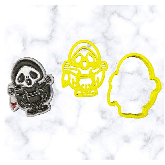 Screaming Face Scream Horror Cookie Cutters and Embossers Halloween