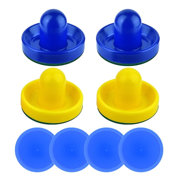 BIBABLYKE Air Hockey Pusher Air Hockey Set Handle Pusher Toy Set Set, Table Hockey Pusher Set for Kids and Adult Game Tables