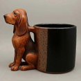 thumbnail image 1 of Handmade 3D Dachshund Coffee Mug with Handle, 11oz Coffee Cup with Cute Dachnut Handle, Unique Coffee Mugs Gift for Dog Lovers, 1 of 1