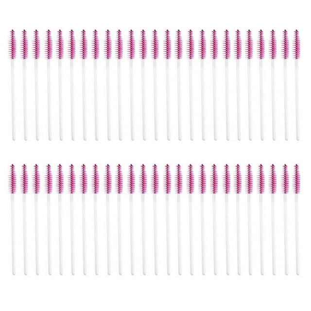 50pcs Cepillo de Pestañas Aplicador de Maquillaje de Rímel Herramienta de Desechable con Sunnimix Pestaña cepillo