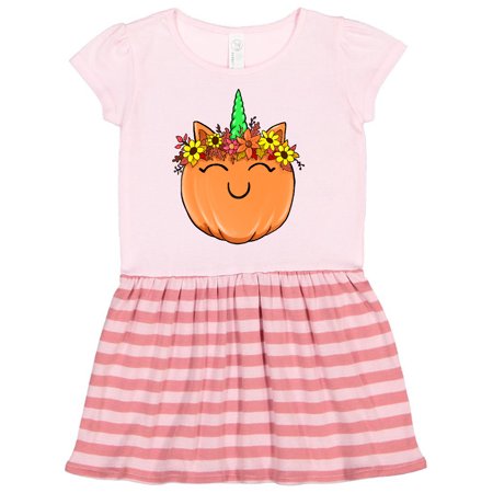 

Inktastic Pumpkin Unicorn for Halloween and Thanksgiving Gift Toddler Girl Dress